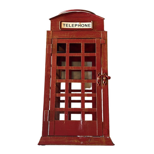 Pink Zebra telephone booth accent shade